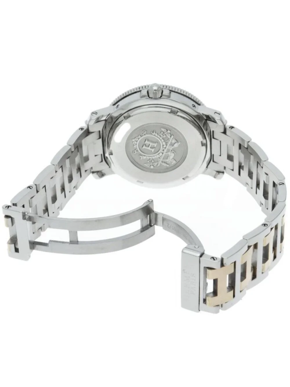 Hermes Clipper Diver Watch SS White